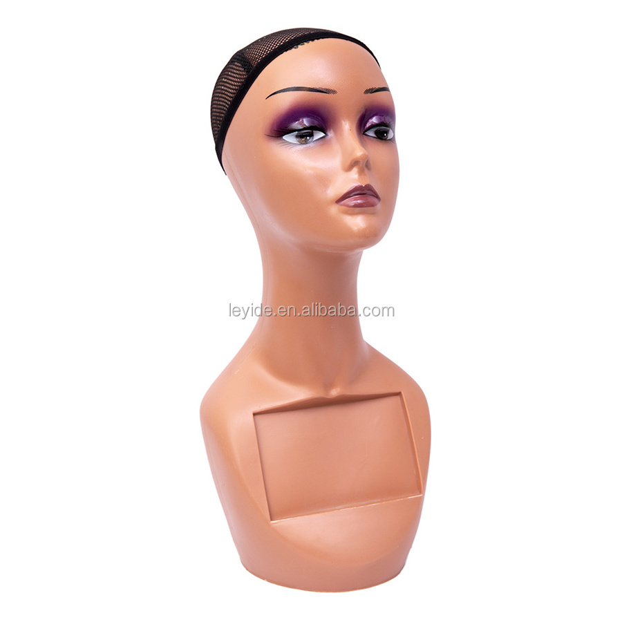 Mannequin Head for Wig Display Wig Head Stand Female Model Without Shoulders Mask Sunglass Hat Hair Wigs Display Stand