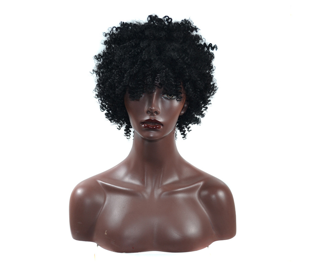 AliLeader Wholesale Synthetic Hair Curly Afro Wigs For Black Women