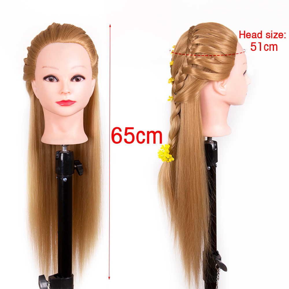 AliLeader Hairdresser Makeup Teaching Head Practise Head Hair Dummy Training Mannequin Doll Head