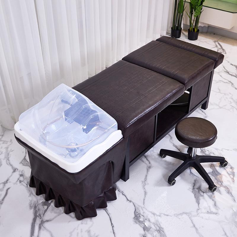 Professional Electric Shampoo Chair Barber Shop Hair Salon Furniture Steamer Water Circulation Shampoo Bed