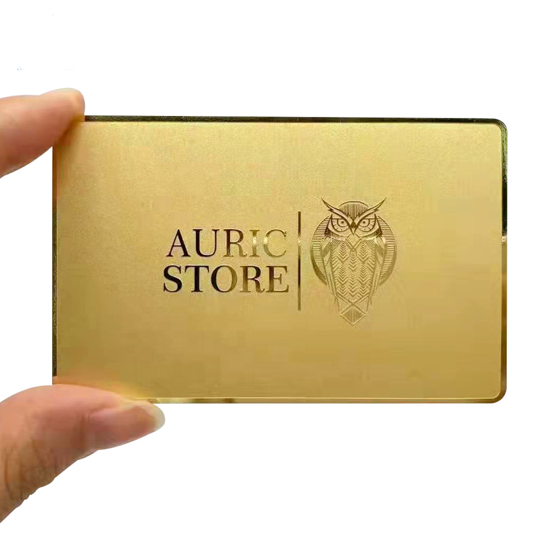 Custom Embossed Metal Business Cards Gold Sliver Vip Member Blank Cheap Metallic Credit Card