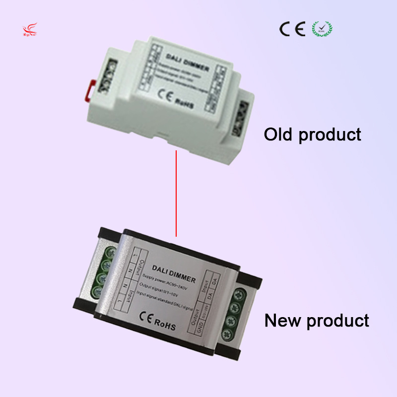 1Channel Flickerfree Rail Type Dali to 0110v Dali Dimmer for Dali Lighting Control System