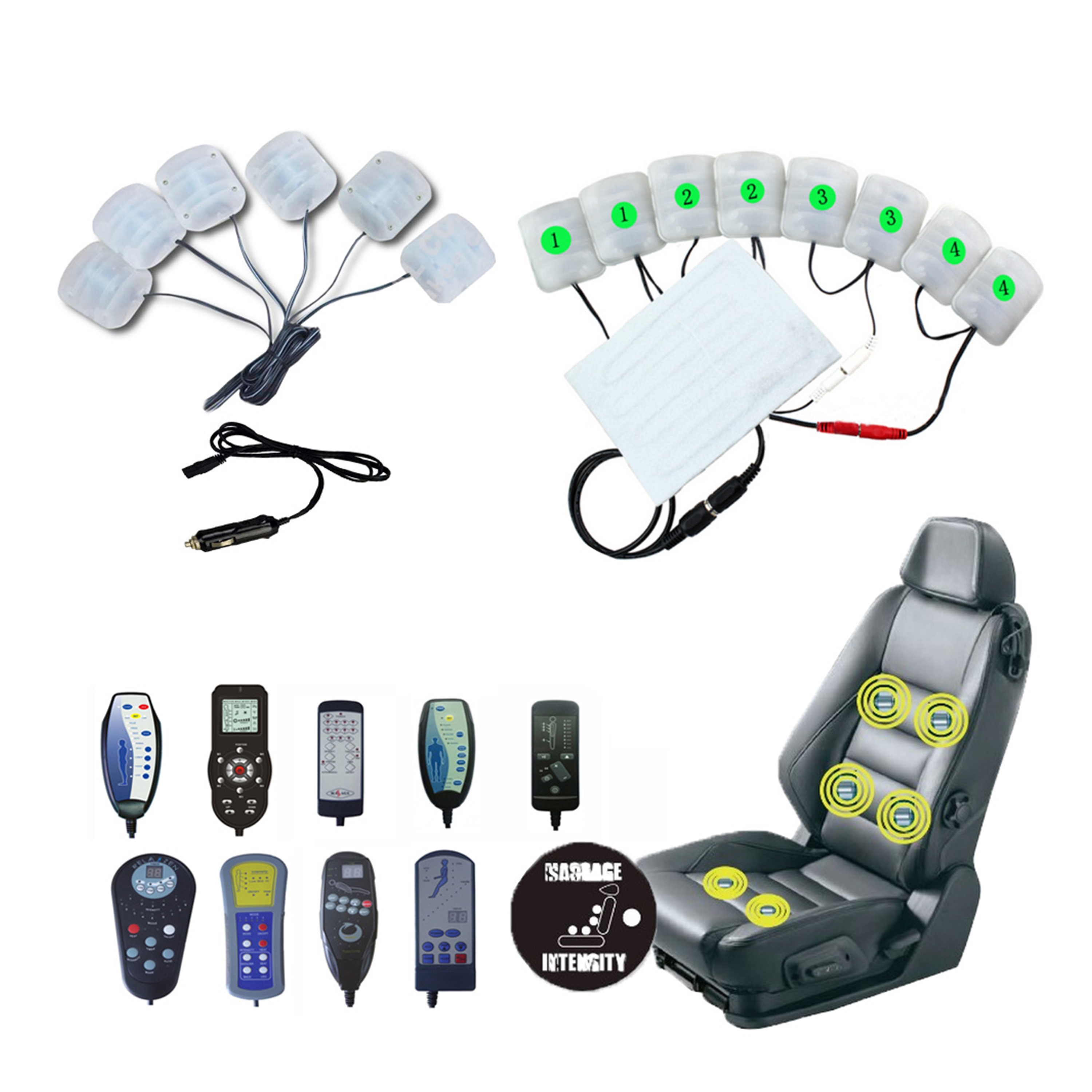 Timer 8 Vibration Massage Motors Human Touch Massage Chair Accessories Control Parts