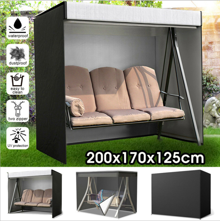 Waterproof polyester coated PVC garden hanging swing chair protector best patio furniture covers