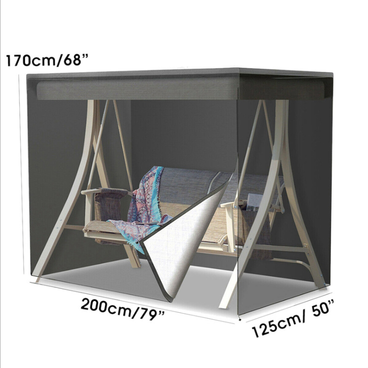 Waterproof polyester coated PVC garden hanging swing chair protector best patio furniture covers