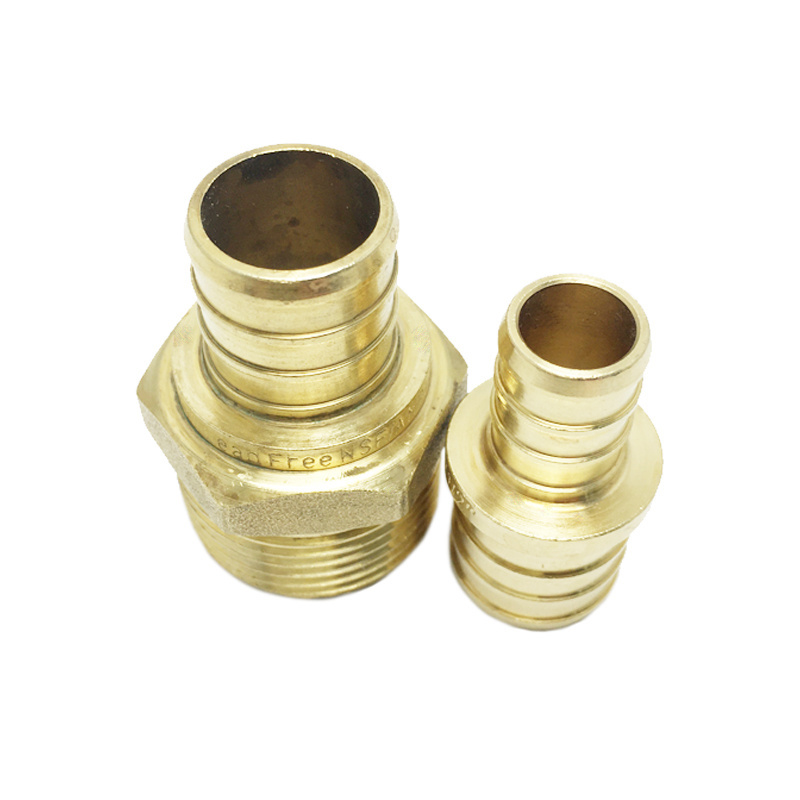 1/2 NPT Brass Hose Barb Fittings Brass Male Adapter for Brass Fittings