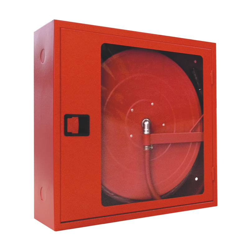 Fire Fighting Pipes Fire Protection System Stainless Steel Single Door Fire Hose Reel Cabinet