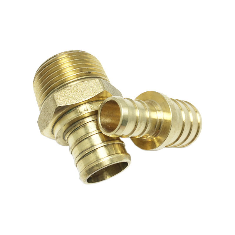 1/2 NPT Brass Hose Barb Fittings Brass Male Adapter for Brass Fittings