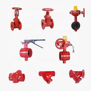 Fire Protection System UL FM PN10/16 DI Grooved Flanged Gate Butterfly non return Fire Fighting Swing Check Valve