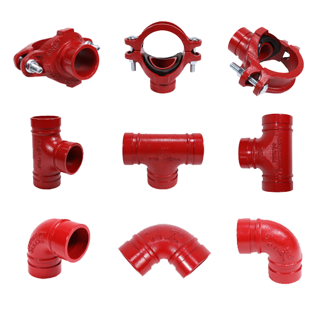 Fire Fighting system FM UL fire cabinet grooved fittings brass valves fire sprinklers clamps gate valves