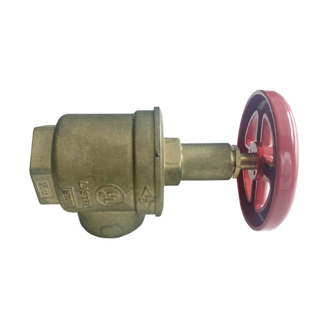 FM UL Fire Fighting Pipes Fire Protection System Fire Sprinkler System Brass Angle Hose Valve