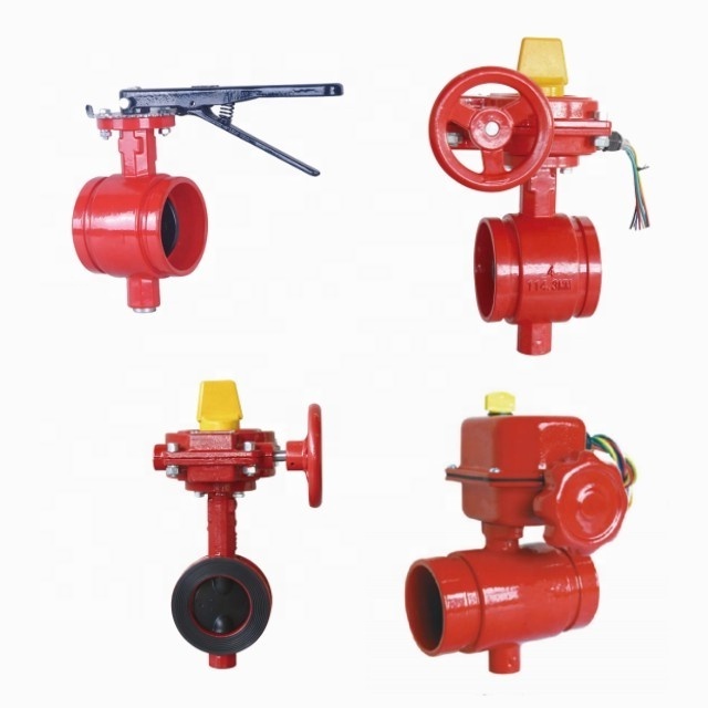 Fire Fighting Pipes FM UL Fire Protection System Fire Sprinkler System Valve Flanged Check Non Return Valve Butterfly Valve