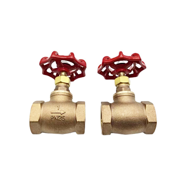 Fire Fighting Pipes Fire Protection System Female Thread Brass Stop Valve Copper Globe Valve