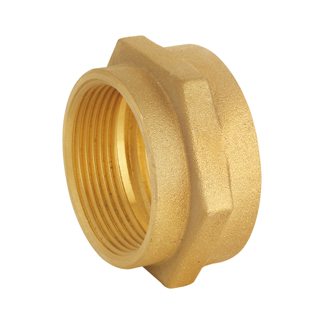 Fire fighting system female thread angle hose valve hexagon cast brass hose connector