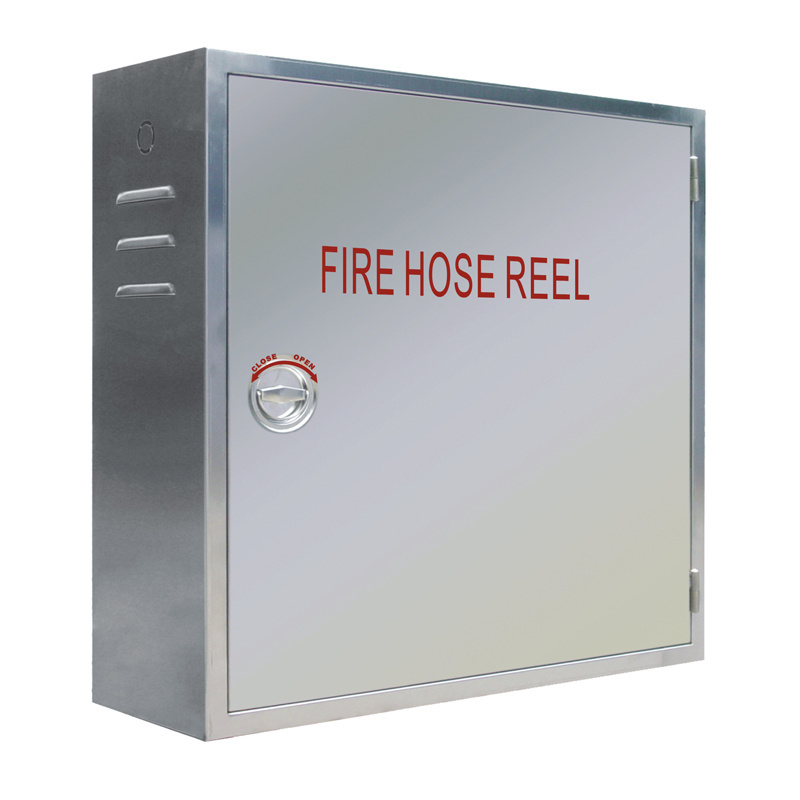 Fire Fighting High Quality Fire Hose Reel Red Safety Cabinets Stainless Steel Fire Cabinet