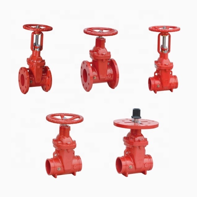 Fire Protection System UL FM PN10 PN16 DI Grooved Flanged Gate Butterfly Fire Fighting Swing Check Valve