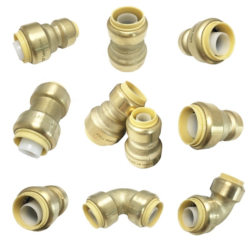 Fire Fighting Manufacturer Lead Free Copper NSF UPC pipe fitting brass plumbing PEX crimp fitting valve