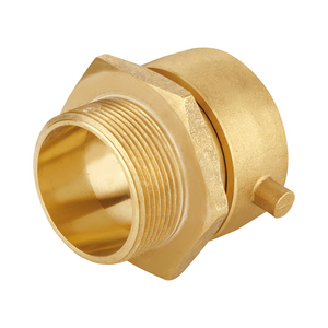 Fire fighting system female thread angle hose valve hexagon cast brass hose connector