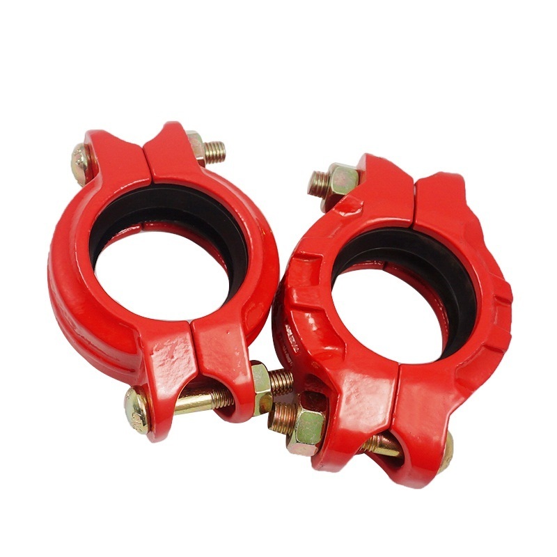 Fire Protection Grooved Pipe Fittings FM Approved Mechanical Tee Grooved Outlet fire fighting