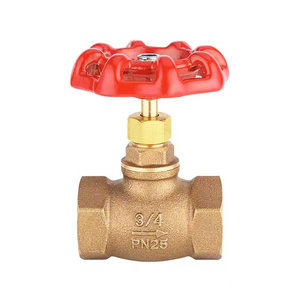 Fire Fighting Pipes Fire Protection System Female Thread Brass Stop Valve Copper Globe Valve