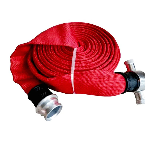 UL Listed Fire Fighting Pipes Fire Protection System Canvas Covered Fire Hose