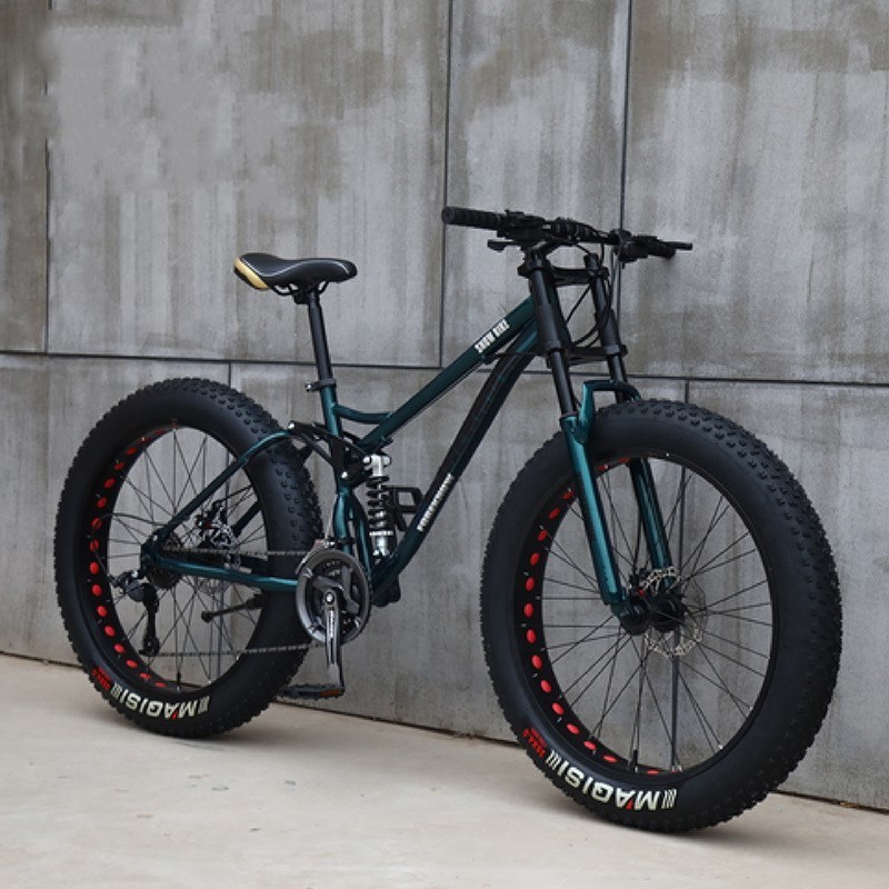 Cheap  Cool 26 Inch Fat Bike Mountain Bike / 4.0 Fat Tire Steel Bike / Wholesale Beach Cruiser Bike