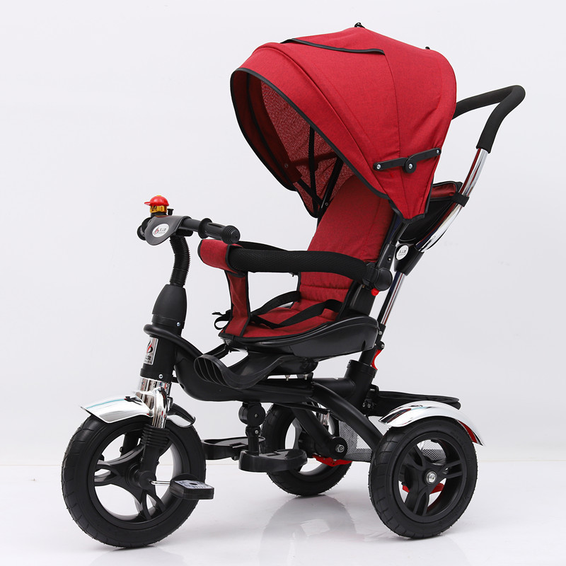 Hot sale high quality 3 wheel baby tricycle bike / 4-in-1 children tricycle with umbrella / CE baby trike