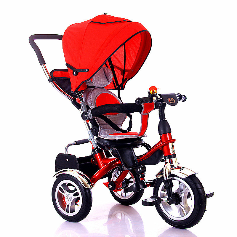 Hot sale high quality 3 wheel baby tricycle bike / 4-in-1 children tricycle with umbrella / CE baby trike