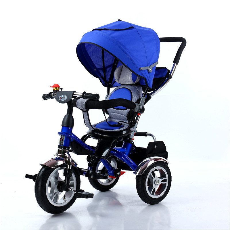 Hot sale high quality 3 wheel baby tricycle bike / 4-in-1 children tricycle with umbrella / CE baby trike