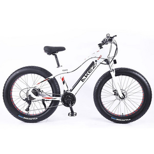 48V 10A 350W 26 "aluminum alloy frame hidden lithium battery electric bicycles suspension 27s adult mountain e-bike 4.0 fat tyre