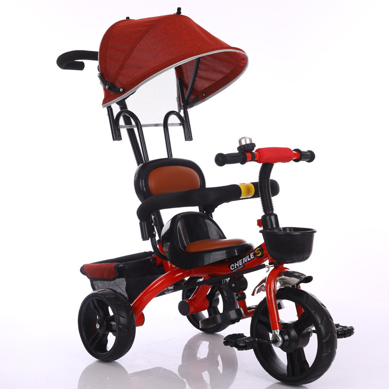 Wholesale Cheap stroller 4 IN 1 baby  tricycle kids push tricycle/CE Approved children tricycle 3 wheels baby bike made in china