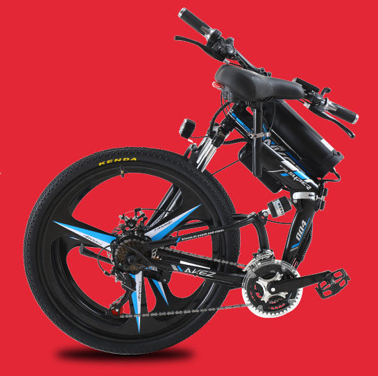 Hot selling  48V high carbon steel mtb ebike  electric dirt bike folding bike with high dual suspension