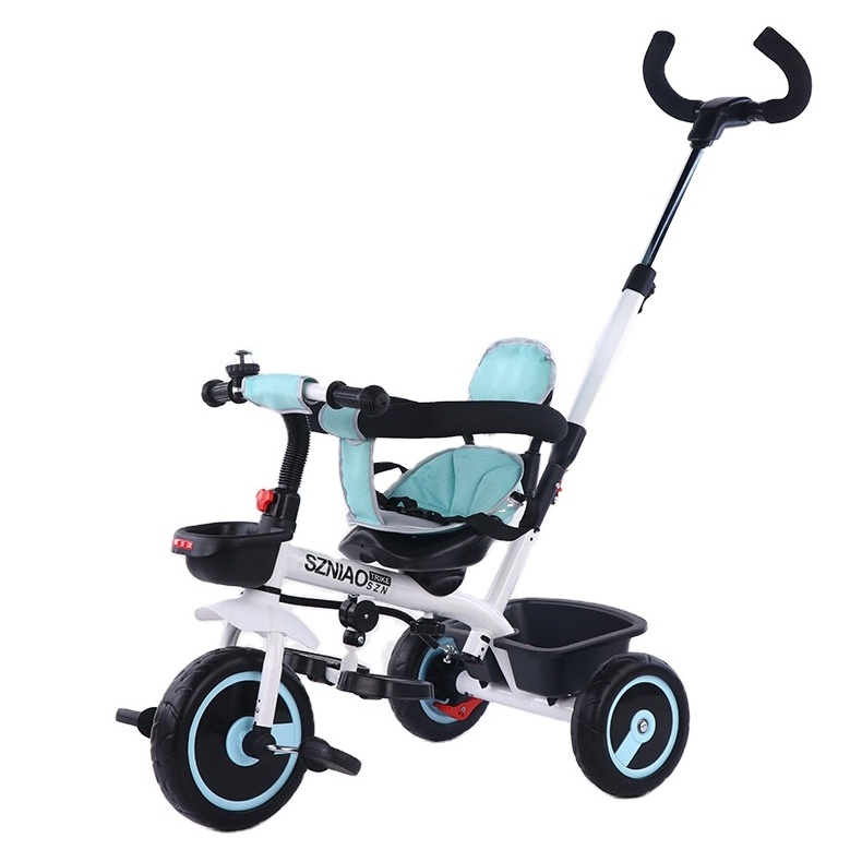 new model 4 in1High quality baby tricycle with music Lying reclining adjustable heigh kids tricycle ride on toy