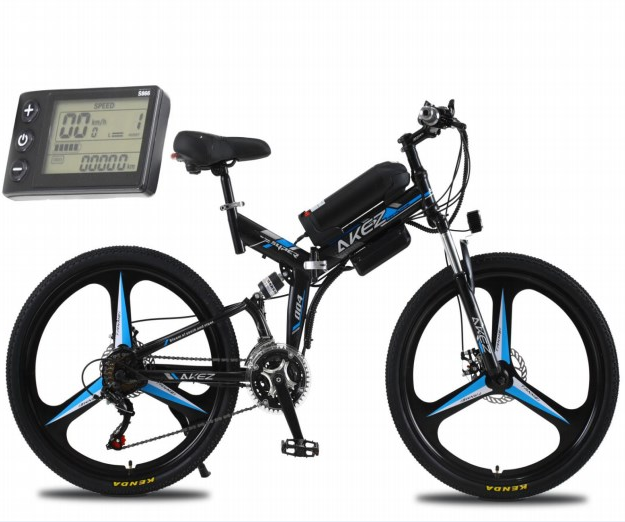 Hot selling  48V high carbon steel mtb ebike  electric dirt bike folding bike with high dual suspension