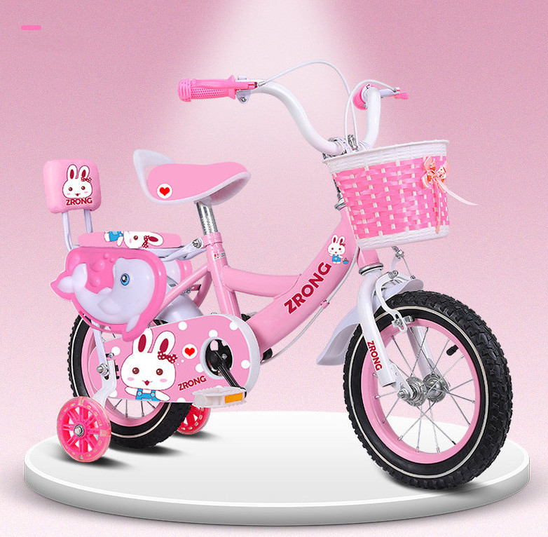 12'' 14'' 16'' 18''  Kids bike for 2 3 4 6 years old children with training wheel and height-adjustable seat