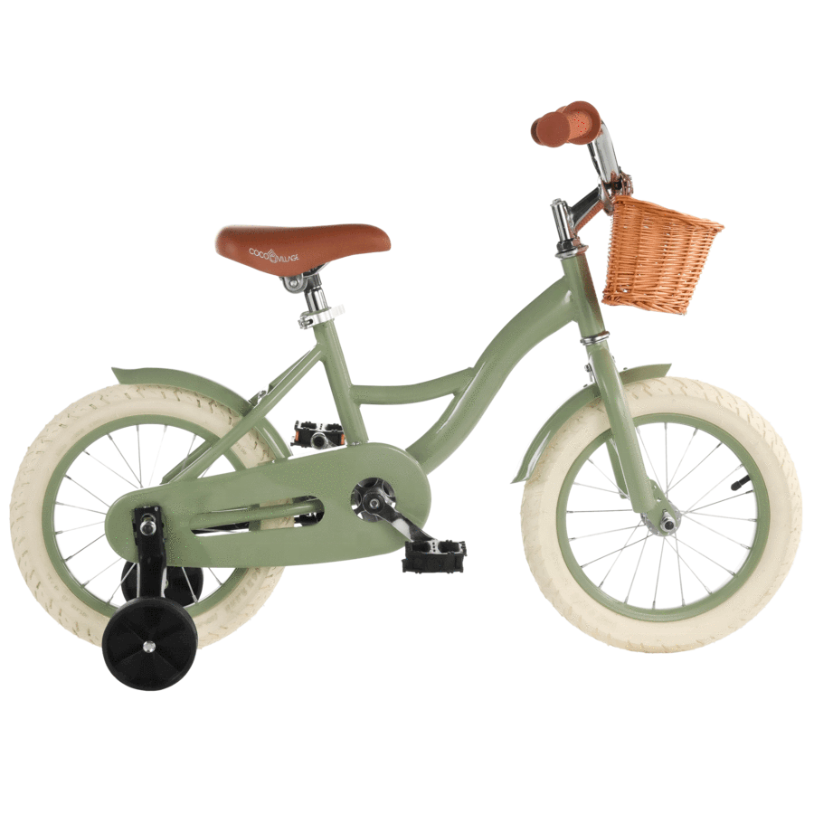 12inch green color kids bikes with training wheel/children Lovely Pink baby cycle white tire/CE standard kids bicycles for girls