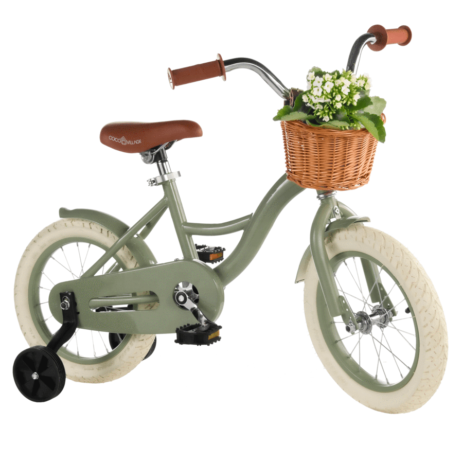 12inch green color kids bikes with training wheel/children Lovely Pink baby cycle white tire/CE standard kids bicycles for girls