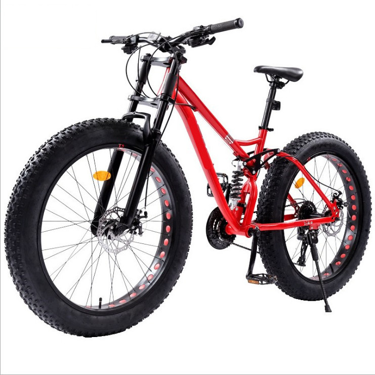 Wholesale Mountain bicycle 21 speed  26 Inch Full Suspension Snow Beach Bike with fat tire for sales