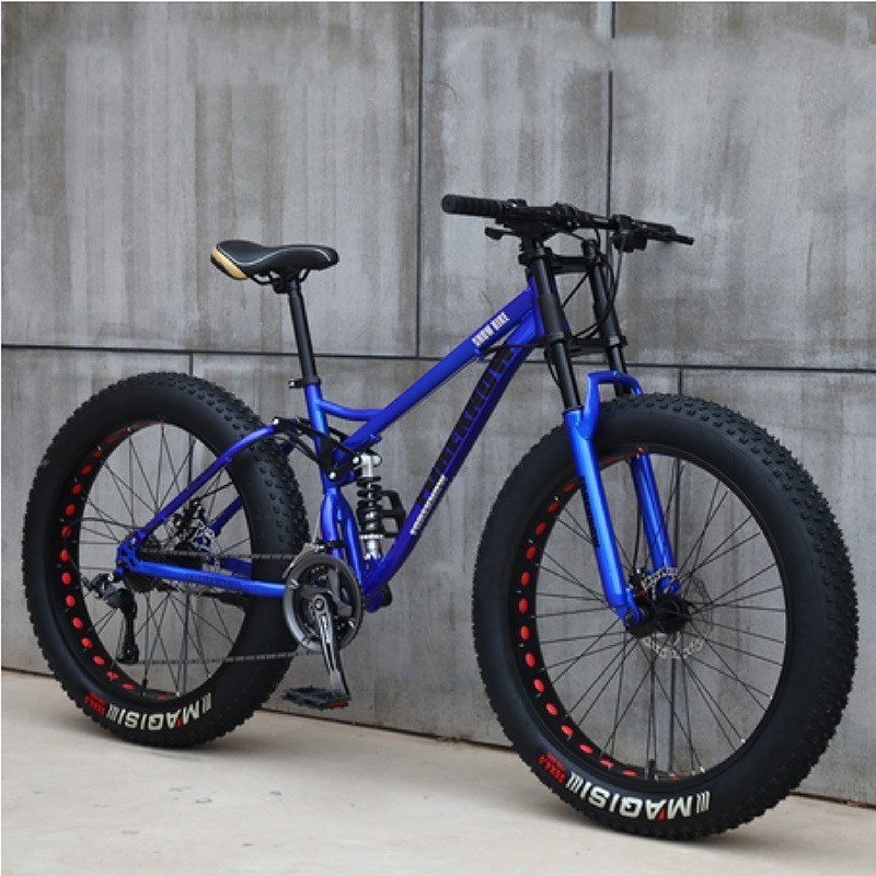 Cheap  Cool 26 Inch Fat Bike Mountain Bike / 4.0 Fat Tire Steel Bike / Wholesale Beach Cruiser Bike