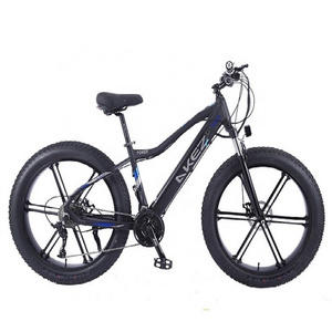 Factory price bicicleta LI battery 26 inch aluminium frame 36V/10AH/500w 4.0  fat tire e bike adult electric mountain bicycles