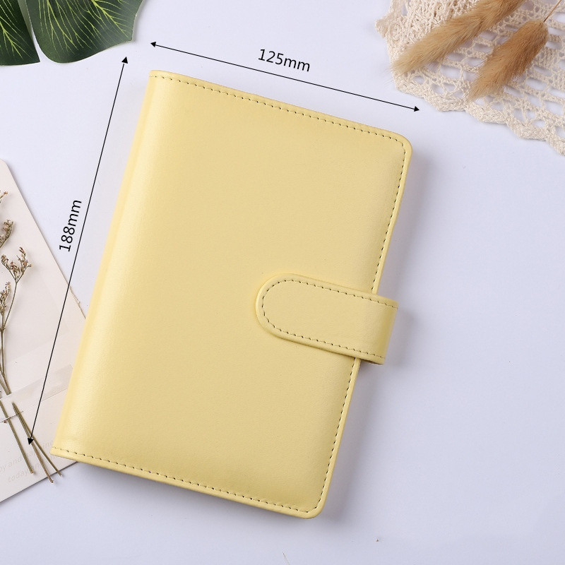 Manufacturer Custom Color Student Buckle Journal A5 Loose Leaf Binder Folder Spiral Binder Notebook With Megnetic Closure