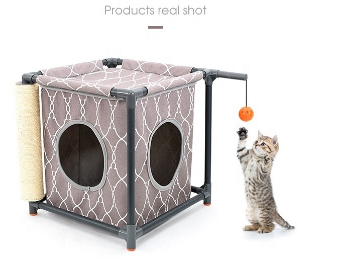 Leyou Pet Wholesale high quality pet bed new design cat tree sleeping toys