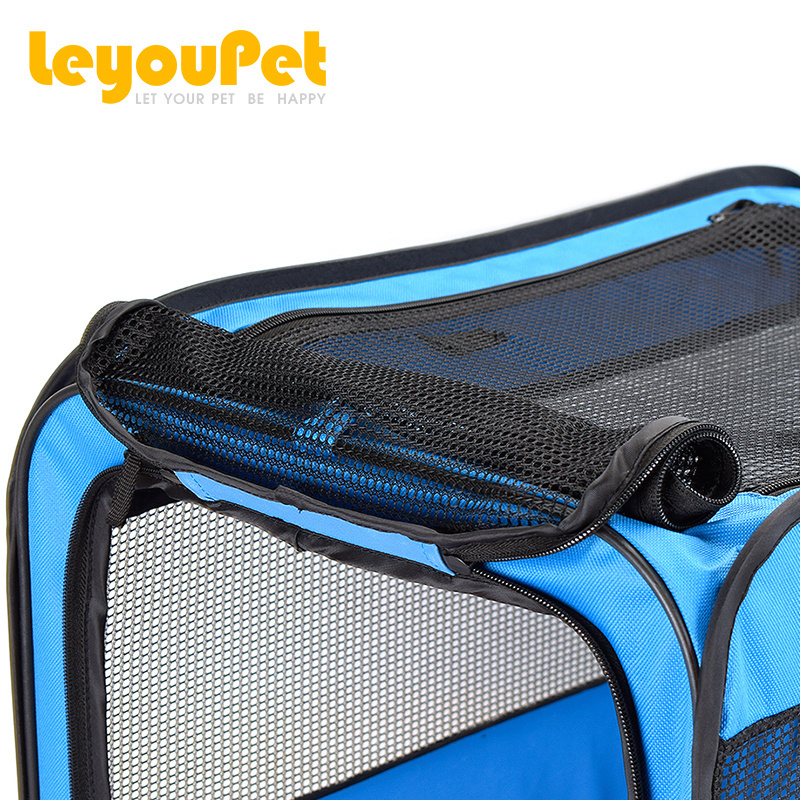 Leyou pet factory supply foldable pet dog car seat dog tent dog kennel