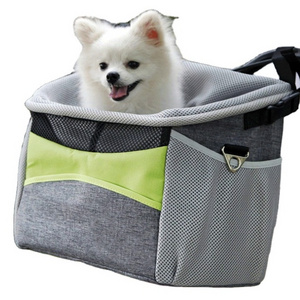 expandable foldable soft-sided pet dog carrier bike basket safe dog backpack