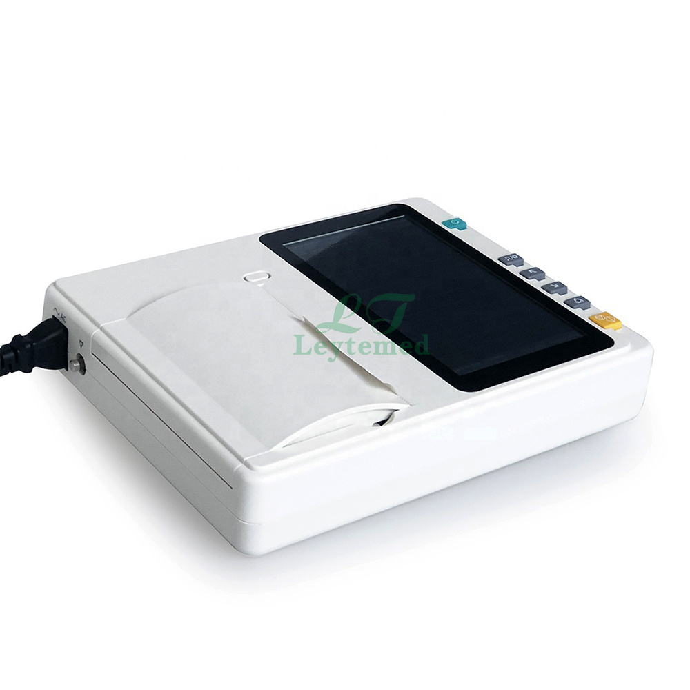 LTSE23 Hot Sale Portable 3 Channel/6 Channel/12 Channel Touch Screen ECG Machine