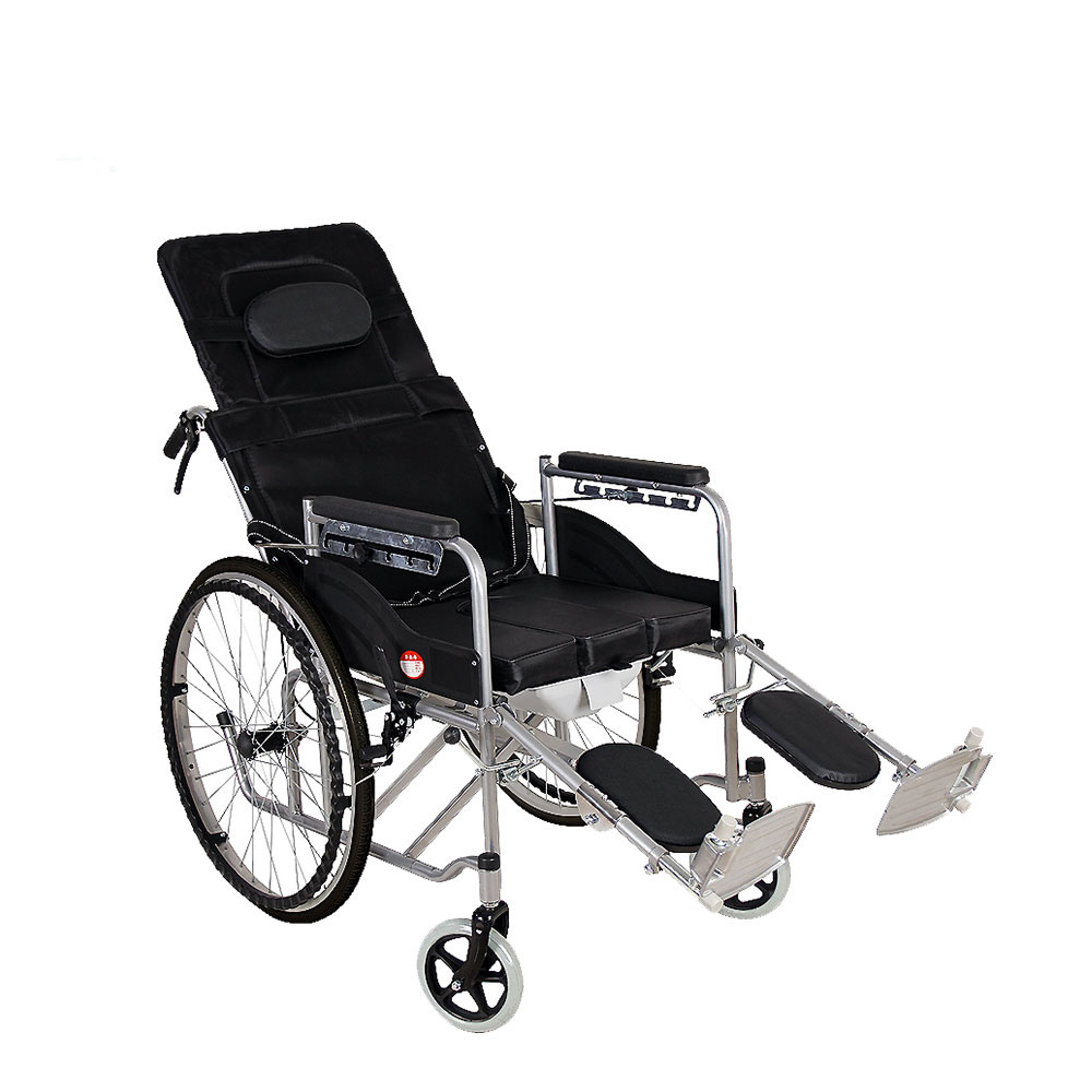 LTFG33 Handicapped Wheelchair Height Adjustable Seat Full-recliner Wheelchair