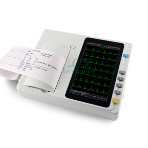 LTSE23 Hot Sale Portable 3 Channel/6 Channel/12 Channel Touch Screen ECG Machine