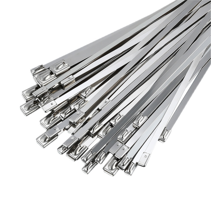 custom cable ties steel cable zip tie 100Pcs stainless steel 304 316 stainless steel metal cable tie