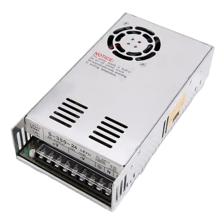 LED S-350-24 power supplies 1A 2A 3A 5A 8A 10A 15A 20A 30A 5v 12v 24v 48v ac dc industrial smps Single switching power supply