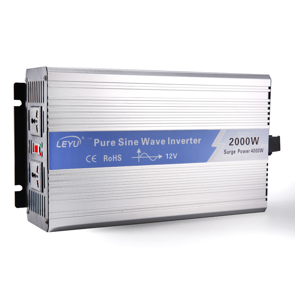 Single phase 2000W 3000W 4000W 5000W hybrid pure sine wave solar power inverter 12V 24V 48V dc to ac 110V 220V for industry use